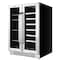 Whynter 24 in Built-In French Door Dual Zone Wine Refrigerator/Beverage Center BWB-2060FDS - alternate 3